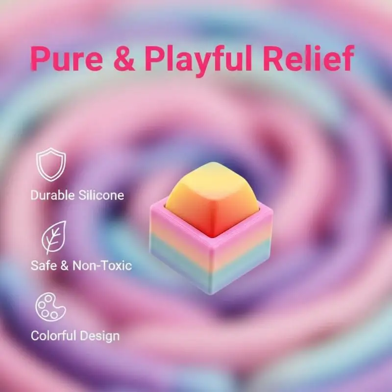Portable Stress-Relieving Toy With Button Lanyard To Alleviate Pressure