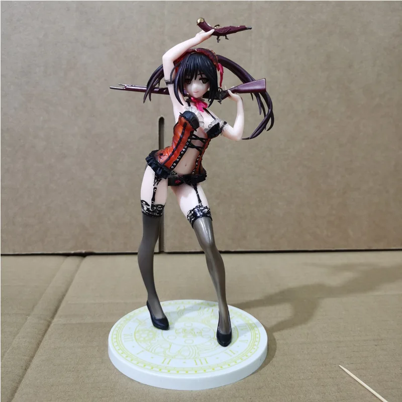

Date A Live Kurumi Anime Figure Sexy Girl Action Figures Date a Live Tokisaki Kurumi Figurine Collectible Dolls PVC Model Gifts