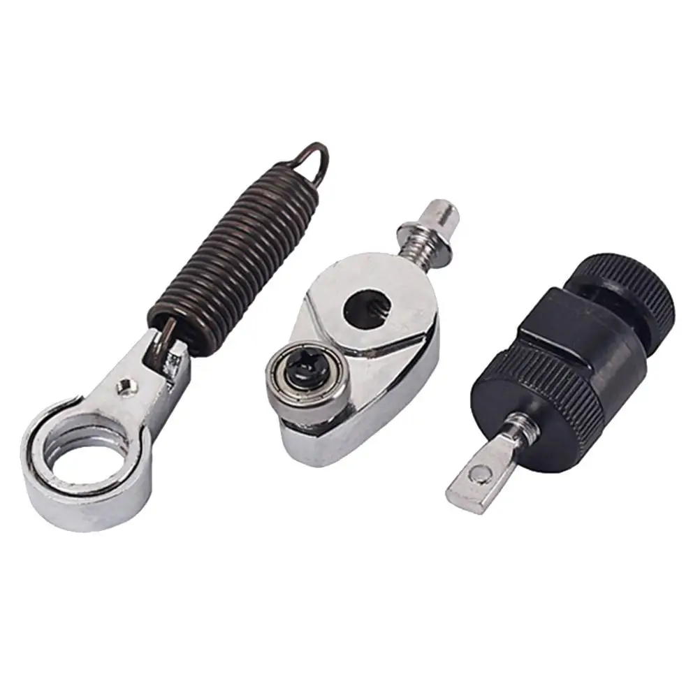 

Drum Foot Pedal Spring Cam Tensioner Metal Black High Strength Corrosion Resistant Durable Bass Drum Percussion Parts Easy