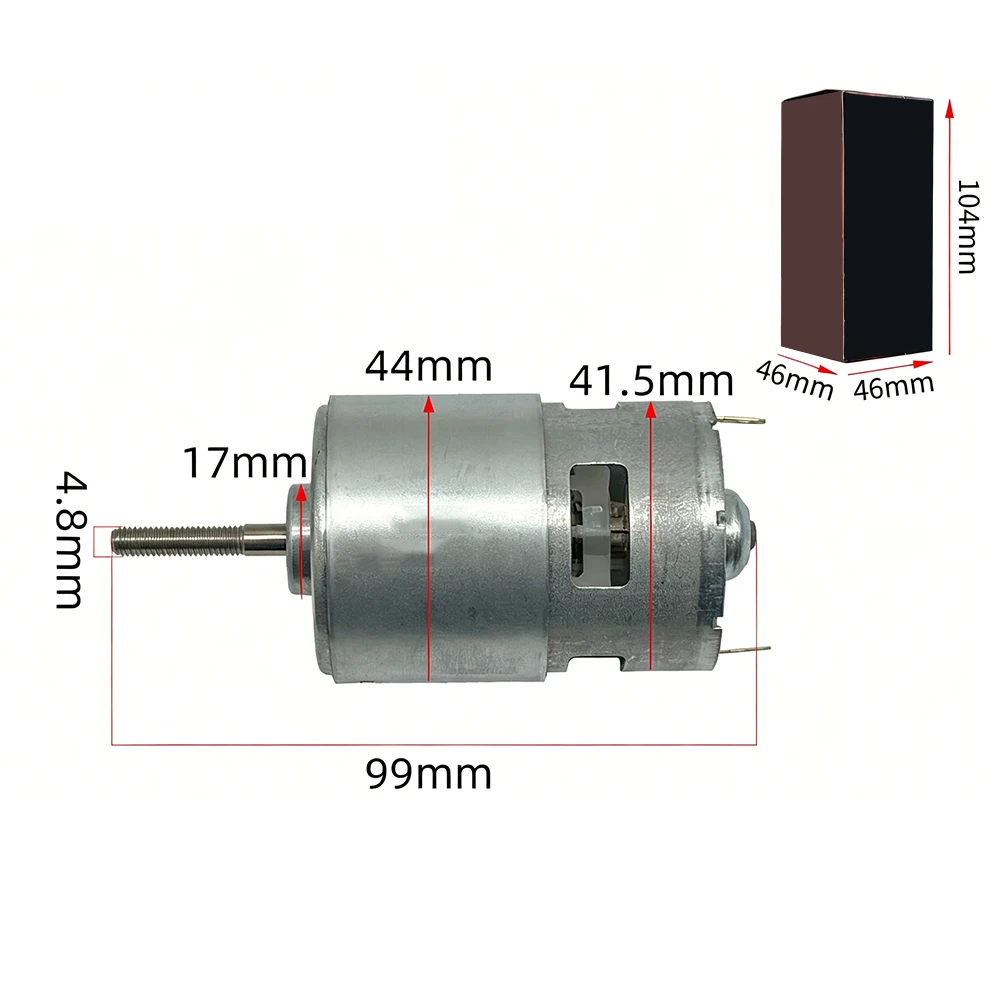 21V Brushed DC For 755 Model Trimmer Strong Power Output For Cordless Mower Electric Grass Shear Replacement Component