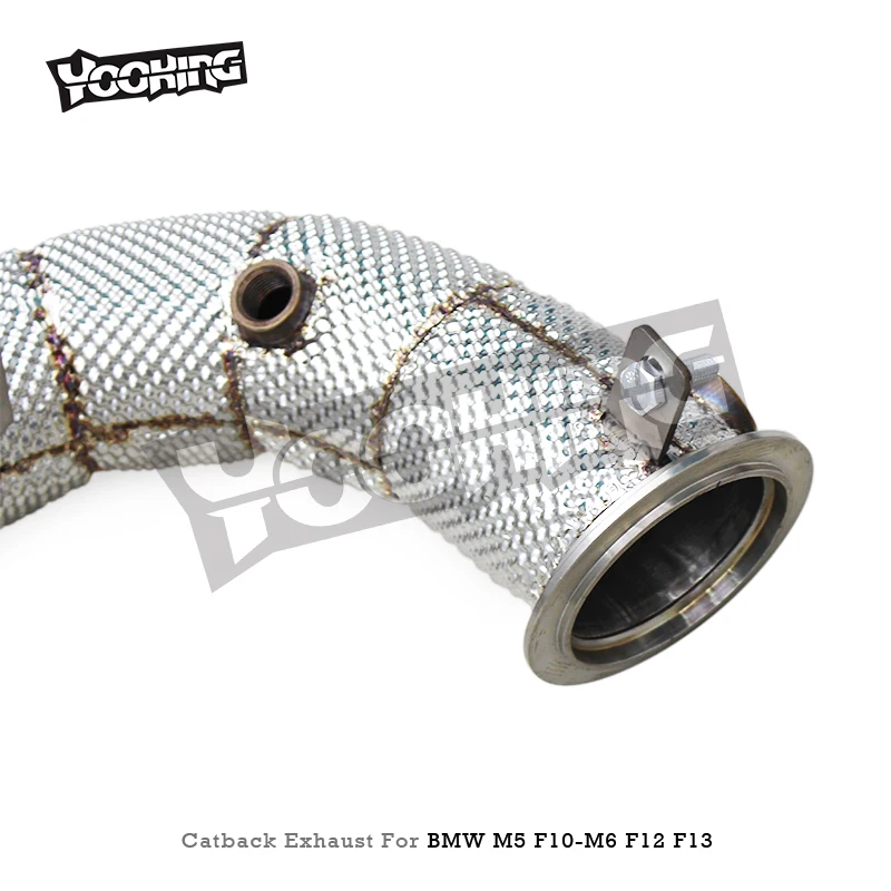 Custom Straight Header Downpipe In Stock For BMW M5/M6 F06/F10/F12 2012-2016 Stainless Steel Pipes Exhaust Free Flow System