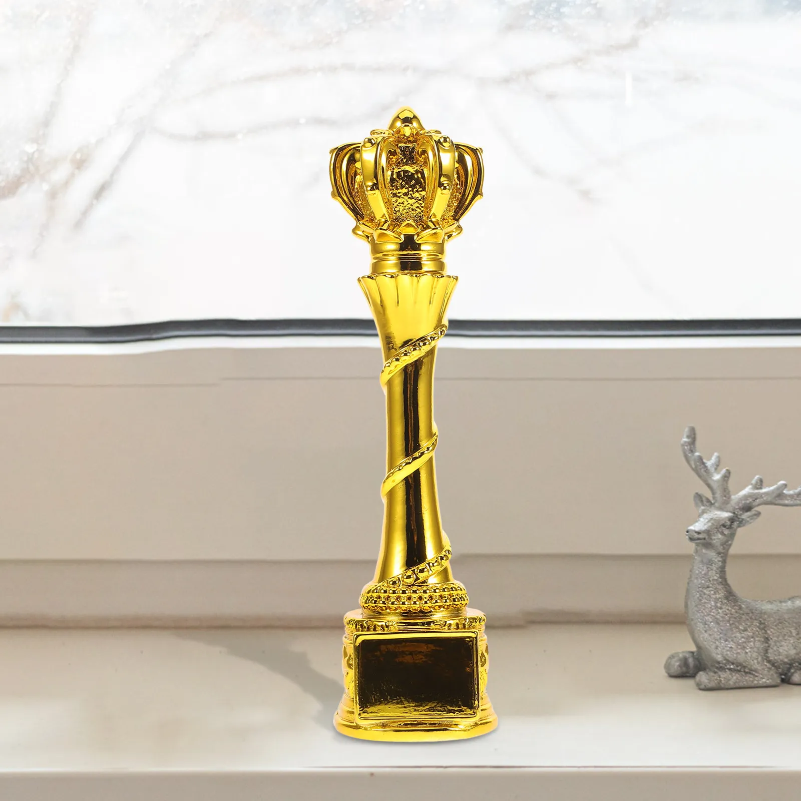 Creative Resin Electroplated Trophy Award for Soccer Dance School Competition Winner First Place