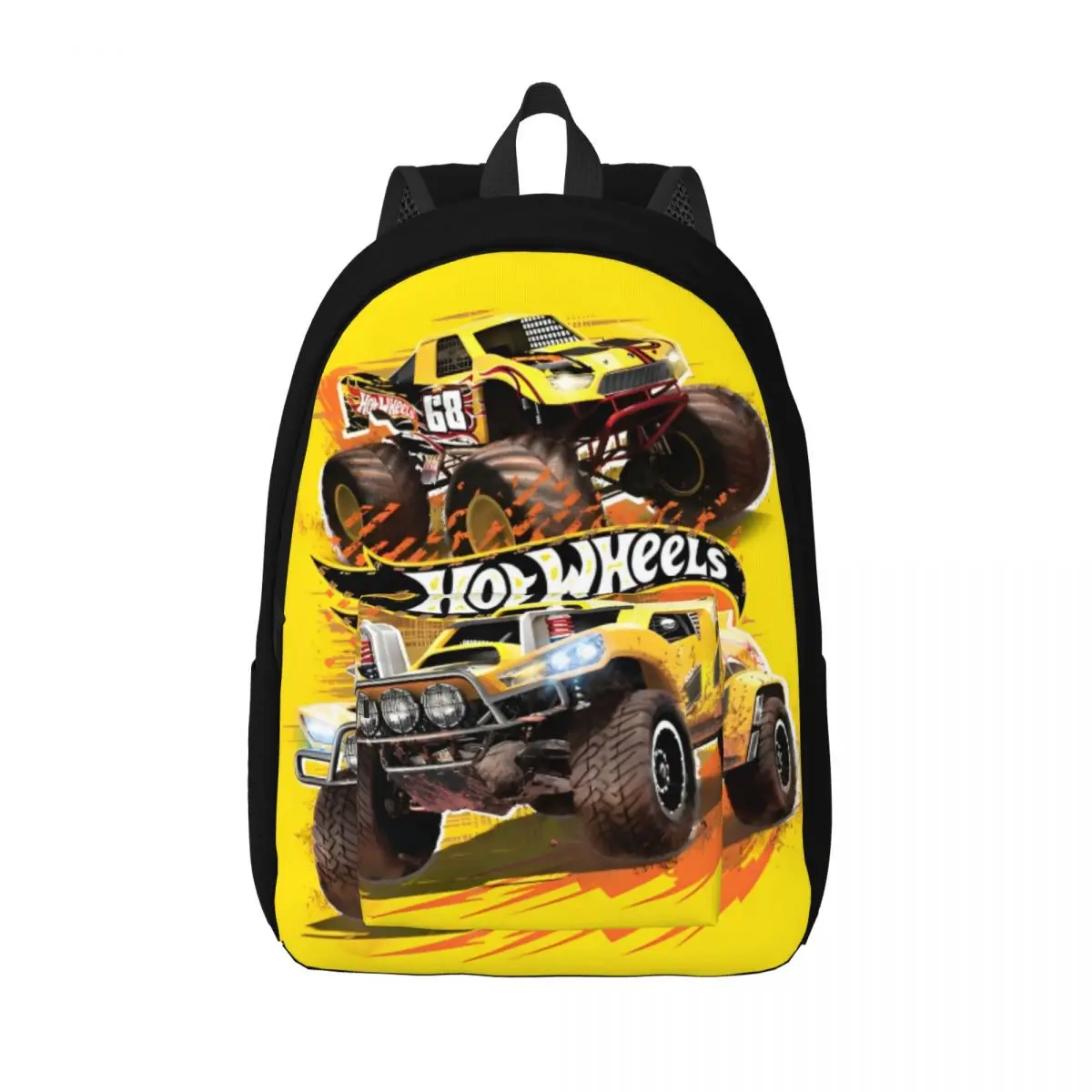 Hot-Wheel - Lincoln Design Mochila Médio High College School Estudante Bookbag Adolescentes Daypack Leve