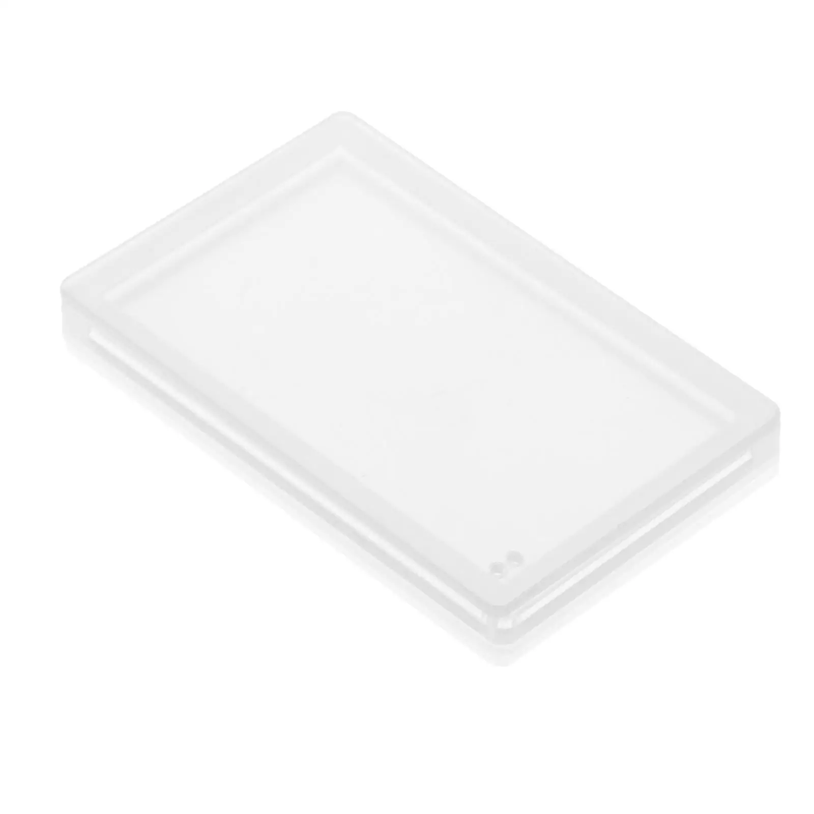 Handmade Quicksand Material Acrylic Empty Plates 4 Pieces for DIY Craft Projects Desk Room Decoration Holiday Gift