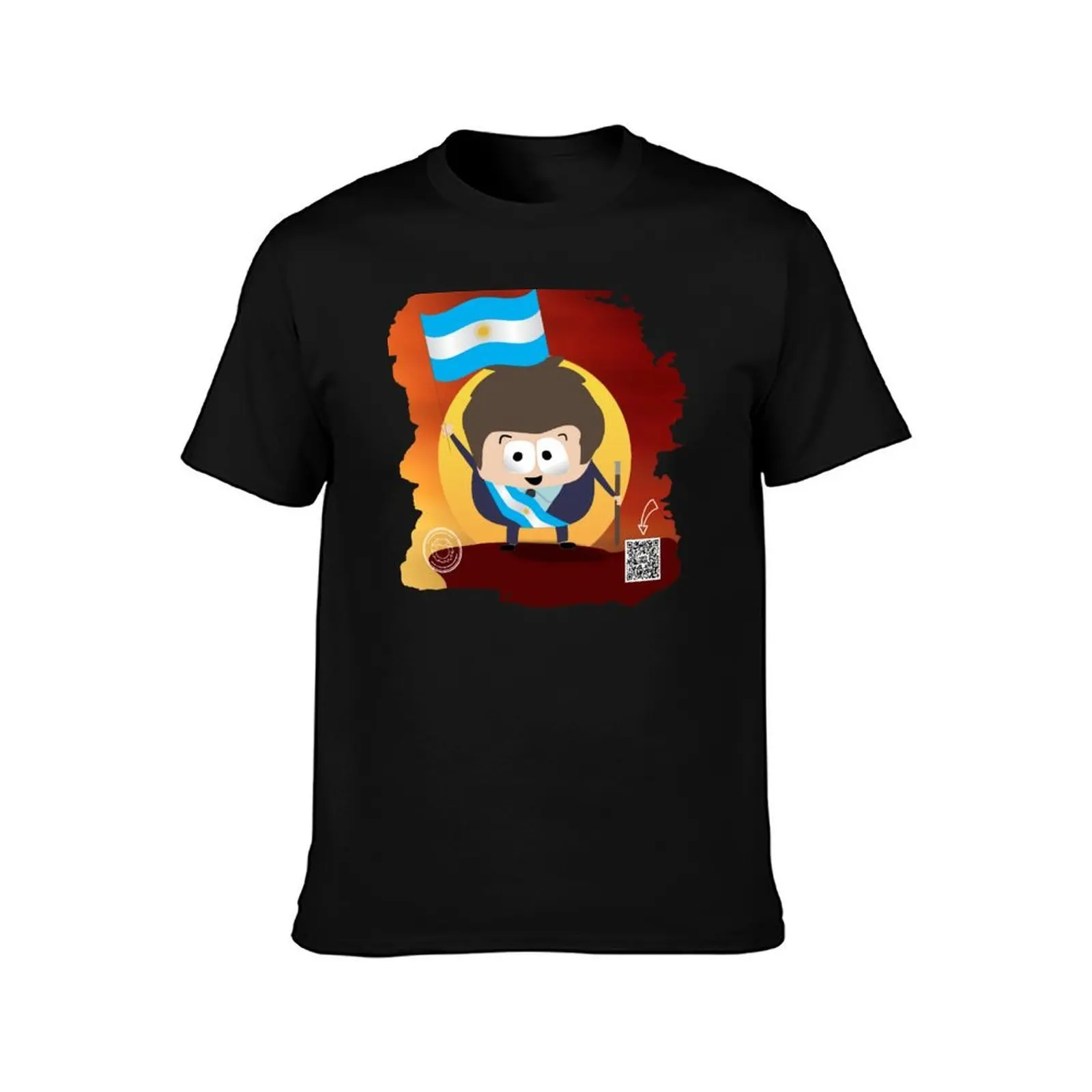 Javier Milei Leon Libertad T-Shirt, Summer Casual Cotton Tee, Oversized Streetwear Tops, Vintage Graphic Print, Unisex Men Women