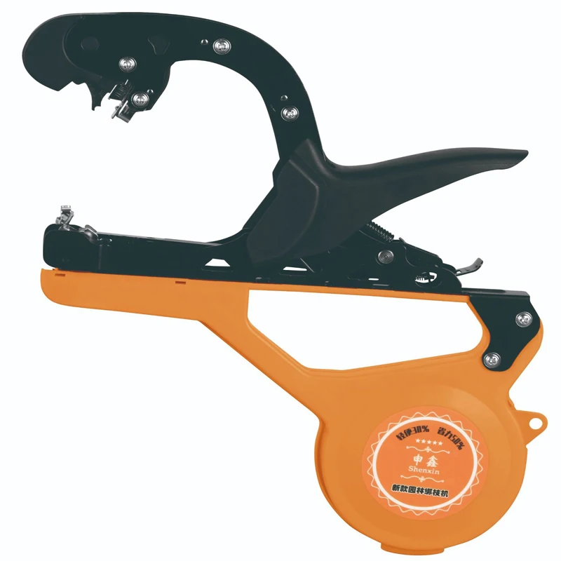 Lightweight Plant Tying Machine With Battery Power Green Staples Tapener Gun For Quick Vine Tying Plant Tying Tape Tool