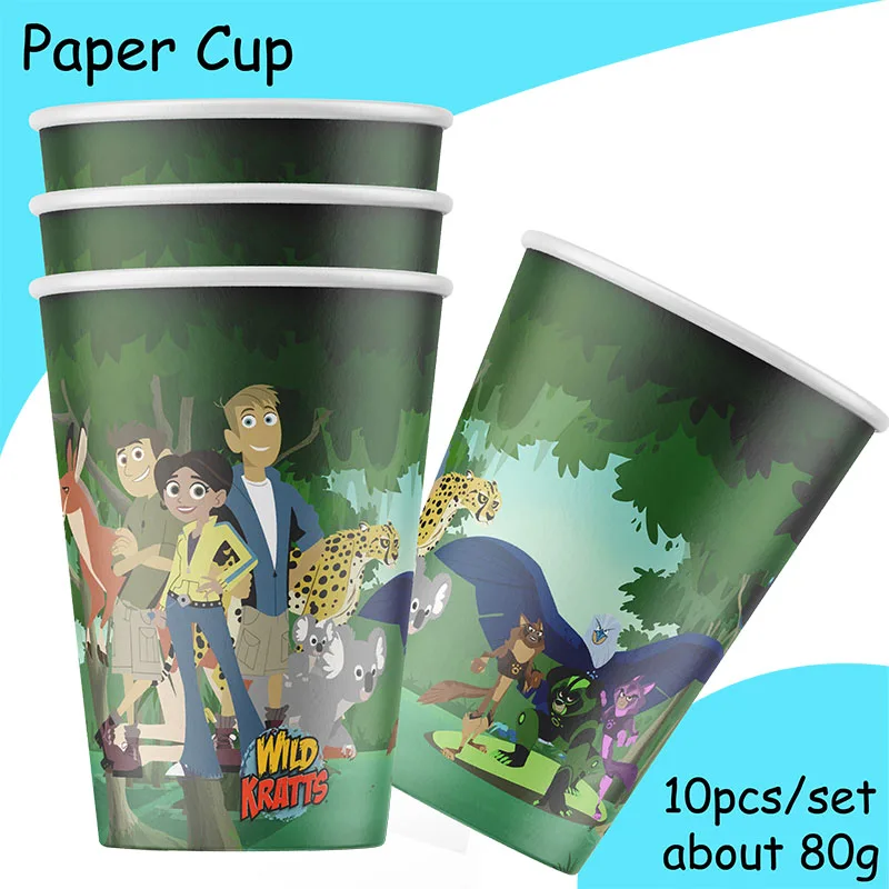 cartoon disney wilde kratts thema feestartikelen servies beker plaat topper kind baby meisjes verjaardagsfeestje decoratie baby shower