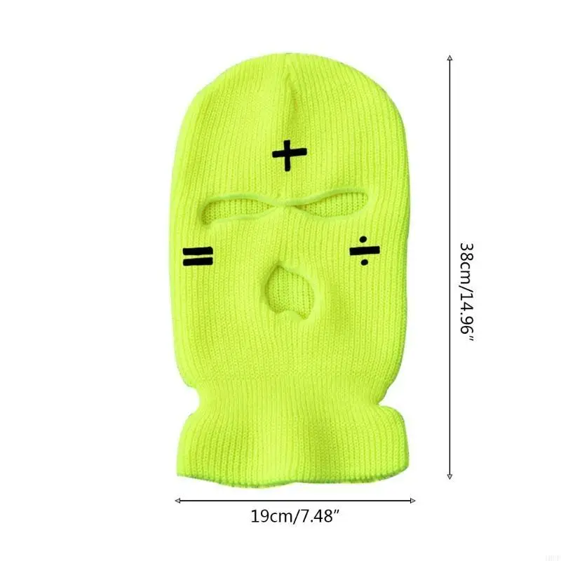 قناع غطاء كامل للوجه من الأكريليك، قناع رمزي للشتاء الحراري، مقاس واحد يناسب الجميع