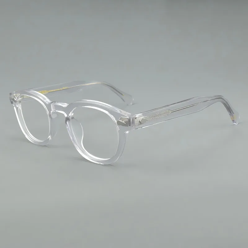 2025 Retro Eyeglasses Frames for Men Johnny Depp High Quality Acetate spectacle Women Luxury Brand Vintage Glasses Frame Lemtosh image 3