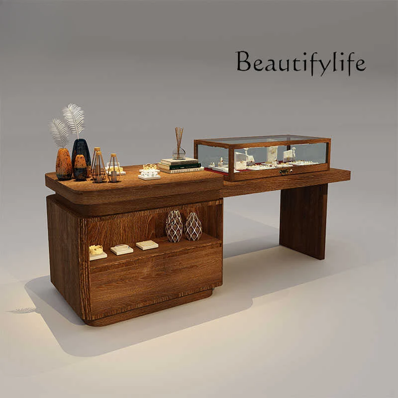 

Goods Cabinet Locker Bronze Jewelry Necklace Flowing Table Medieval Display Cabinet Nakajima