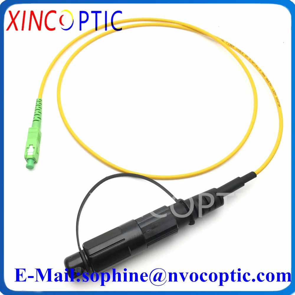 Imagem -02 - Huawei-mini sc Apc Fibra Óptica Patch Cord Impermeável Ip67 sc Apc Exterior 2mtr Teste sm Scapc Corning Connector Torneira Óptica