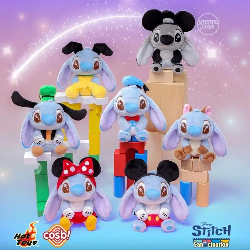 

Горячие игрушки Crazy Series Микки и друг Стич Cosbi Слепая коробка Аниме Коллекционная фигурка Модная окружающая игрушка в подарок для детей