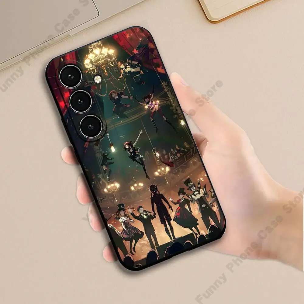 Pierrot Anime The F-Freak C-Circus Silicone Case For Samsung S25 24 23 22 21 20 Plus Ultra 5G Lite Shockproof Cover