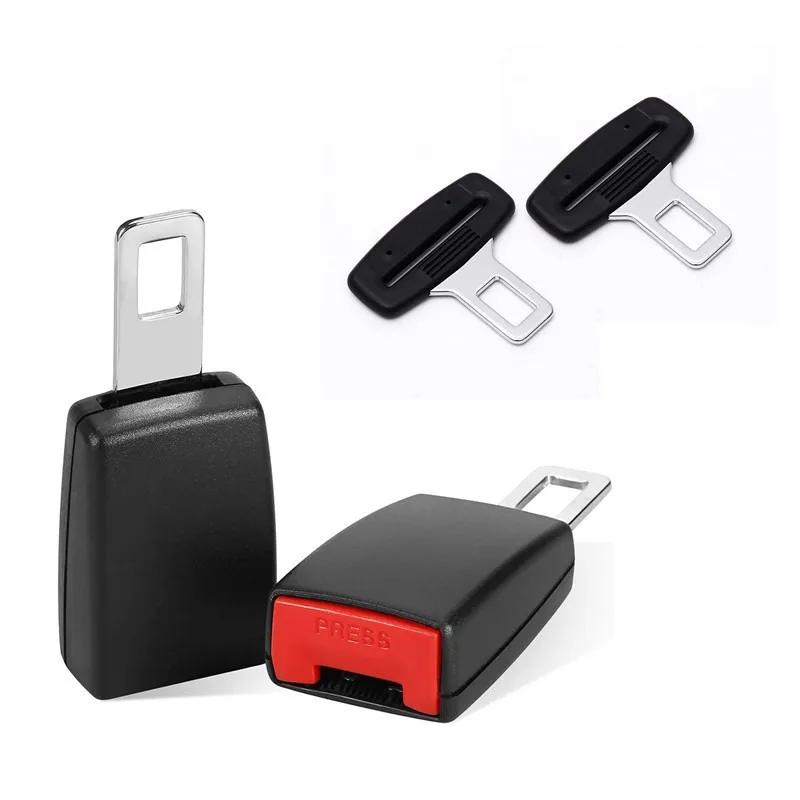 Universal Car Safety Buckle Extension Accessories Safety Seatbelt Extender Auto Seat Belt Extender Vehicle Thickened Insert Plug