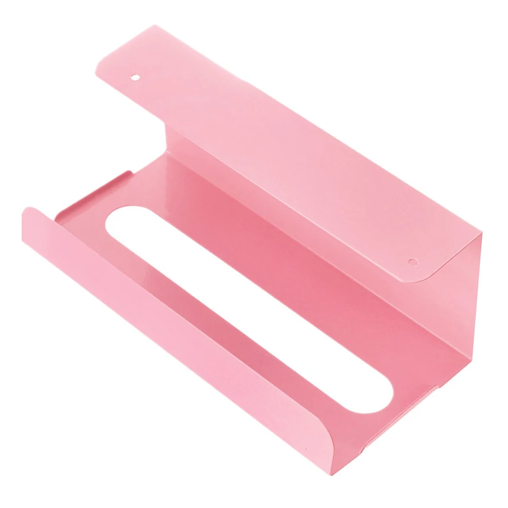

Hanging Tissue Box Paper Towel Rack Holder Cupboard Iron Cabinet-mounted Office