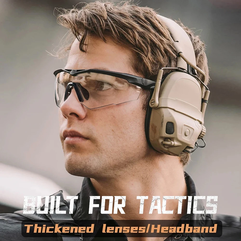 نظارات تكتيكية عسكرية CS Airsoft نظارات رماية مقاومة للرياح HD 3 عدسات موتوكروس للدراجات النارية وتسلق الجبال نظارات آمنة #2