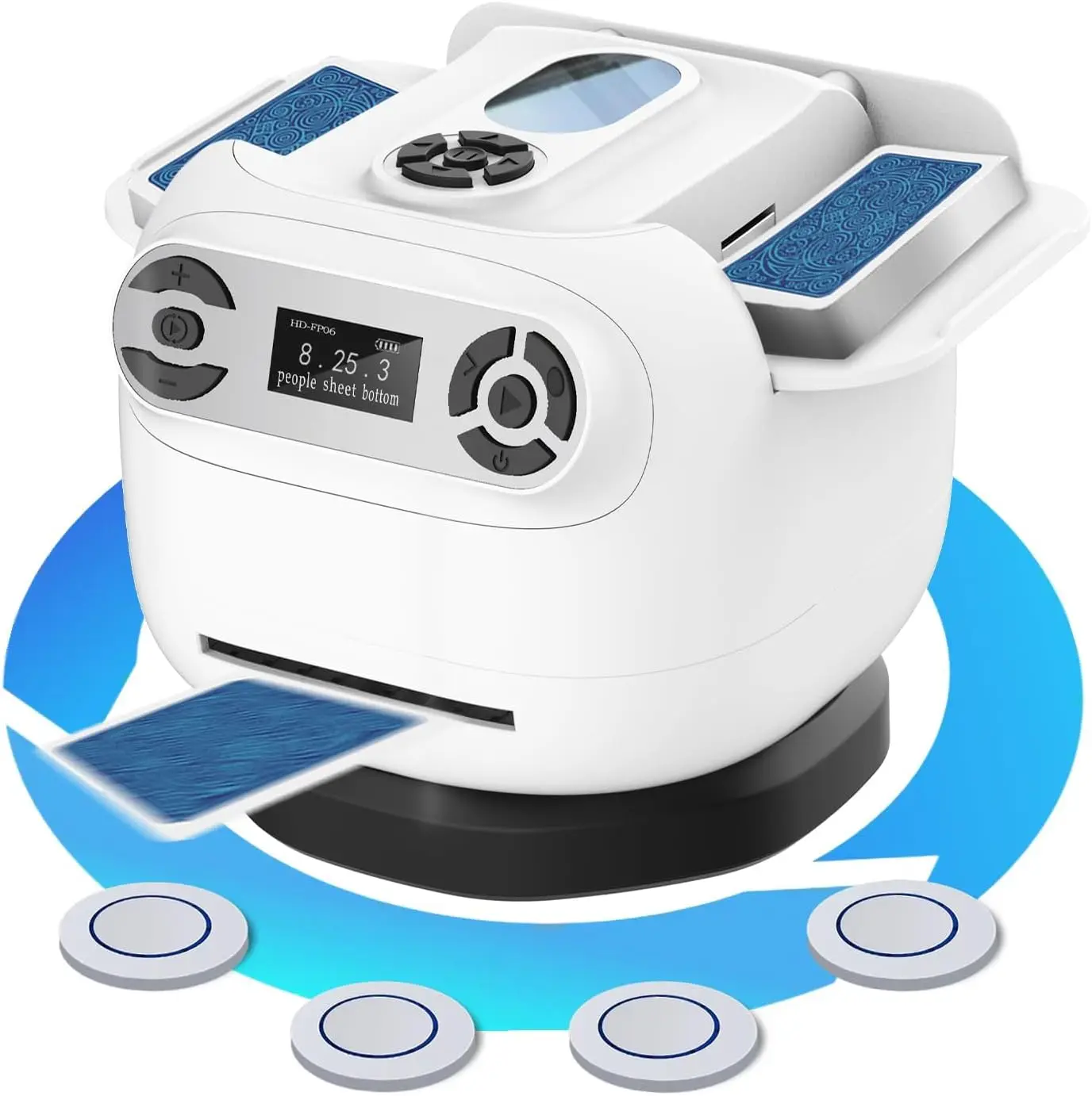 

Автоматическая машина для тасования и раздачи карт, 2-в-1, с интеллектуальным вращающимся механизмом, очень тихая, для домашних и клубных игр