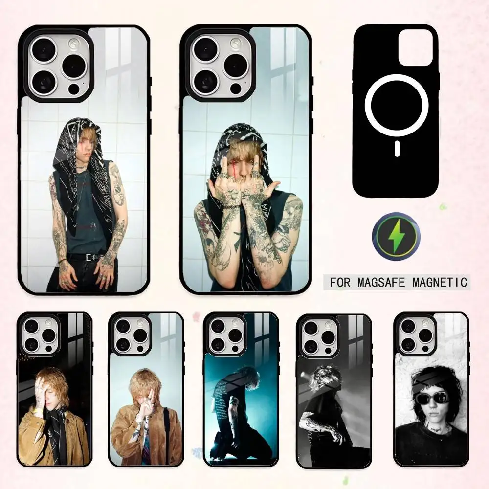 

Kai Angel D-Damage SINGER Phone Case For iPhone17,16,15,14,13,12,11 Plus,Pro Max Magnetic For Magsafe Wireless Charging