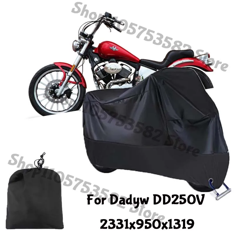 Motorcycle Full Covers For Dadyw DD250V Car Outdoors Sun Protection Dust No Ear Thickened Oxford Clothcover Accessories