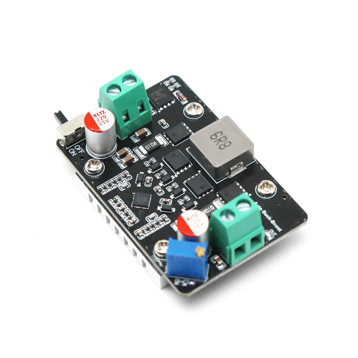 10A DC TOP DC Buck-Boost Converter SC8701 Adjustable Power Supply 5-28V For Car Boat RV Solar Panel Voltage Stabilizer 12V 24V