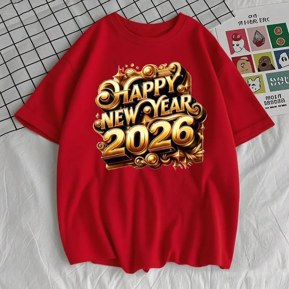 Happy New Year 2026 Unisex Softstyle T-Shirt New Year's Celebration Tee Festive Graphic Shirt Holiday Apparel Unisex Gift