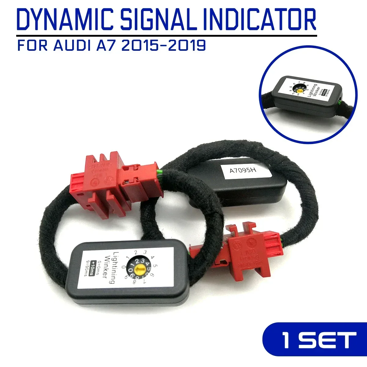 Araba Audi A7 Sportback 2015 2016 2017-2019 Işık Dinamik Dönüş Sinyali Göstergesi LED Arka Lambası Eklenti Modülü kablo tel Demeti