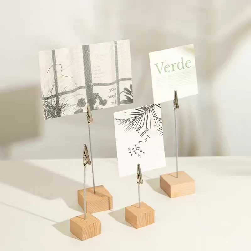 10pcs Display Stand with Postcard, Memo, Name Card, Photo and Note Holder – Desktop Organizer with Base for Cards and Pictures