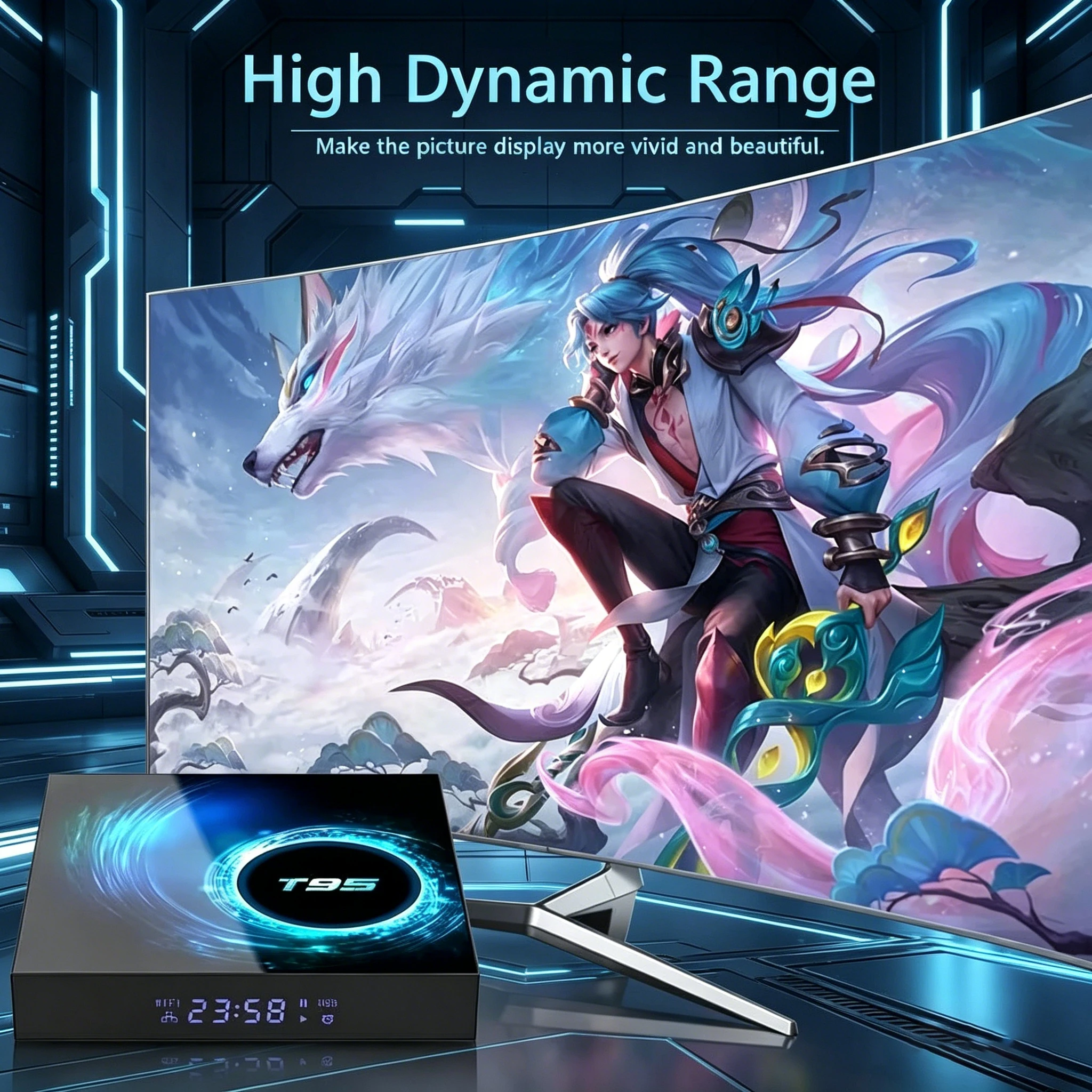 Android16 Smart TV Box T95 8GB 256GB Allwinnerh616Media Player Netflix Google Assistant BT6.0 Wifi 5G 8K Very Fast Set Top Box view 5