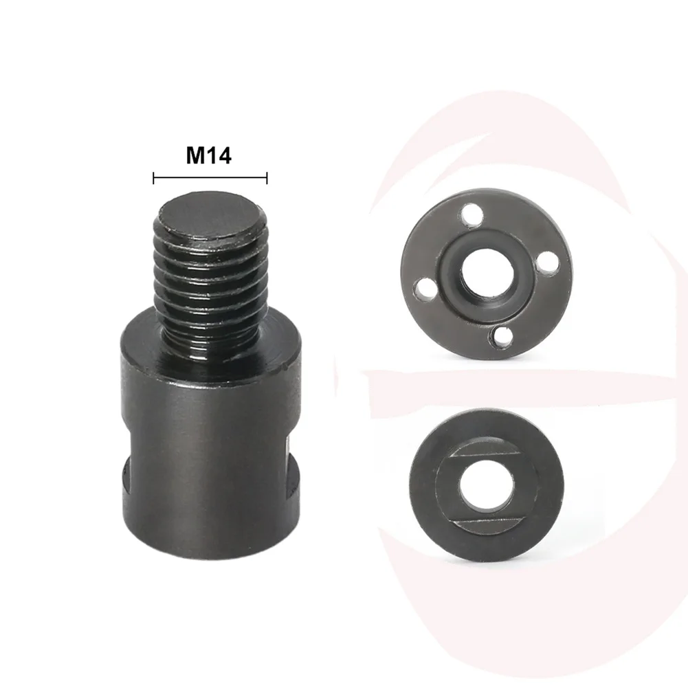 3pcs Angle Grinder To M10 Metal Interface Connector Screw Adapter Converter Plate Rod Nuts Slotting  Screw Connecting