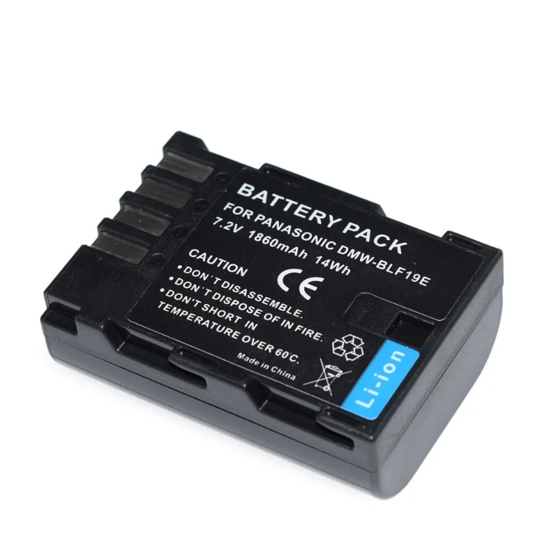 สำหรับพานาโซนิค GH3 GH3A GH4 DMW-BTC10 DMW-BLF19PP DMW-BLF19E แบตเตอรี่ 2 ชิ้น