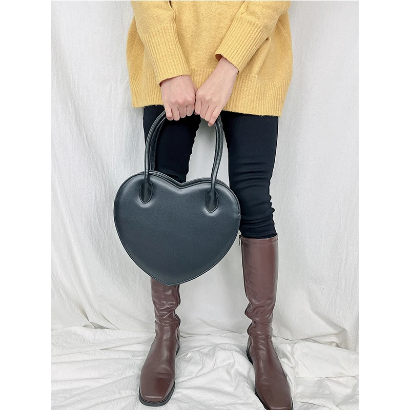 Sweet Heart Shape Purses and Handbags for Women Cute Lolita Tote Bags Fashion Designer Shoulder Bag Cosplay Top Handle Satchel