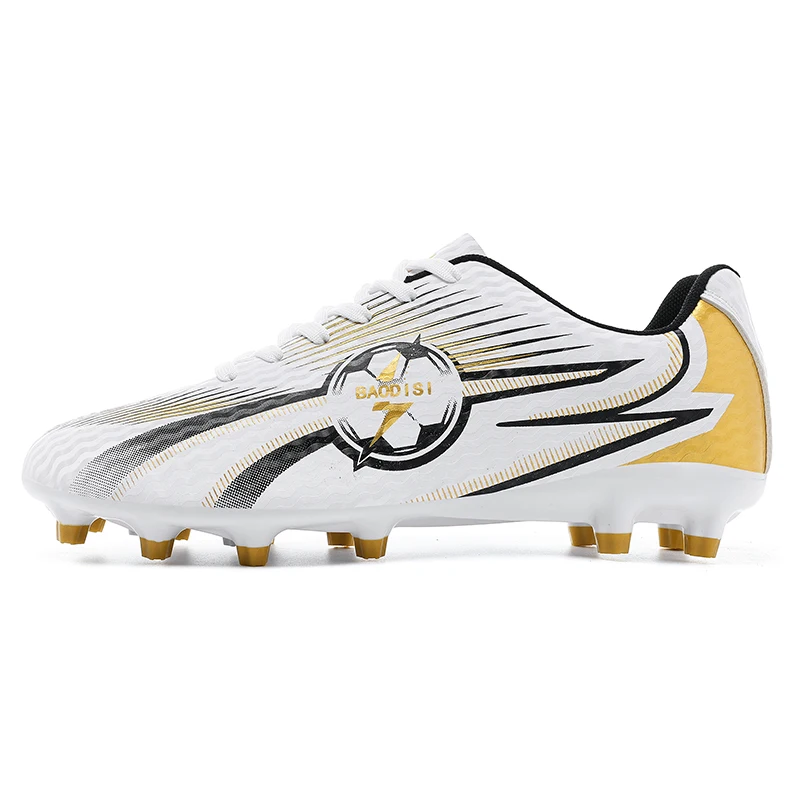 Children's Boys Low-Top Football Shoes Summer Breathable Sport Training Sneakers Outdoor Youth Turf Soccer Shoes