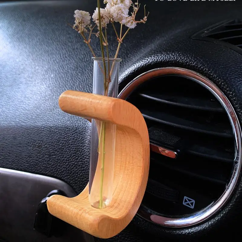 

Car Air Vent Decor Plant Holder Elegant Design Car Vent Clip Air Outlet Vase Portable Automotive Air Fresheners Car Air Vent For