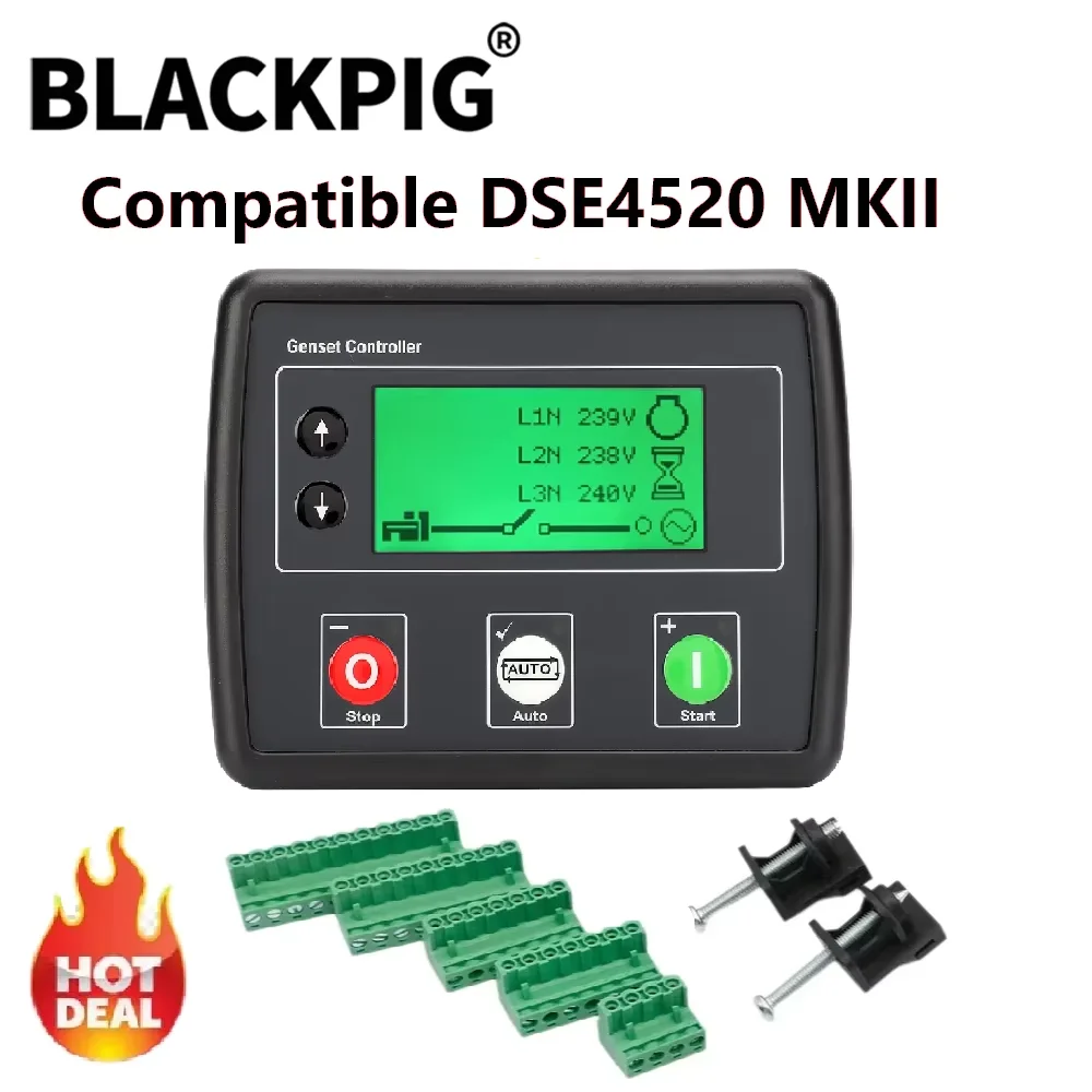 

4520 MKII Controller Panel Compatible Original DSE4520 MKII Generator Auto Mains Failure Control Module For Generator Parts