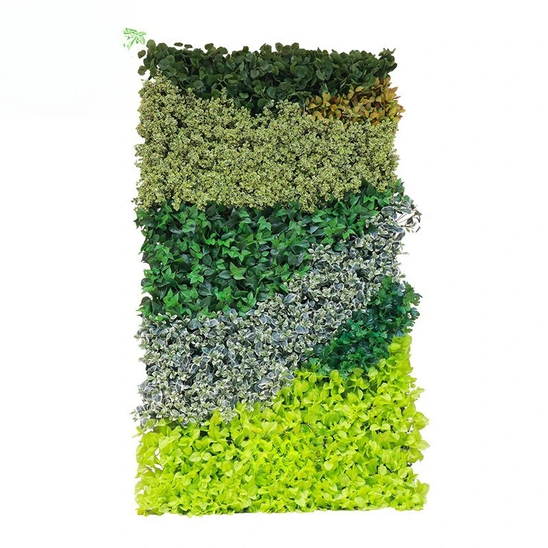 Simulation green plant wall indoor wall greening simulation eucalyptus fake green plant artificial decoration turf simulation