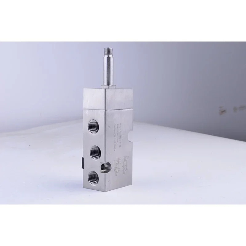 Valvola di controllo pneumatica a 3/2 vie serie 4V Elettrovalvola direzionale in acciaio inossidabile 316 Valvola pneumatica con dimensioni porta 1/2".
