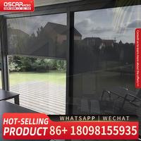 Motorized Roller Blinds Day Night Blackout Window Curtains Smart Remote Electric Outdoor Rolling Blind