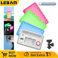 AMBITFUL VL15B Bi-color VL15C RGB Full Color Fill Light for Smarthphone Camera Gopro Tiktok LED Video Photo Shooting Small Light