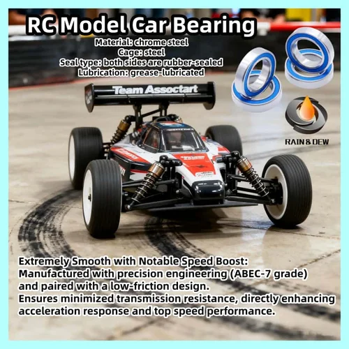 10 Uds 688RS rodamiento ABEC-7 Hobby eléctrico RC coche camión rodamientos de bolas azul sellado 608RS 6700RS 6901RS MR105RS MR148RS