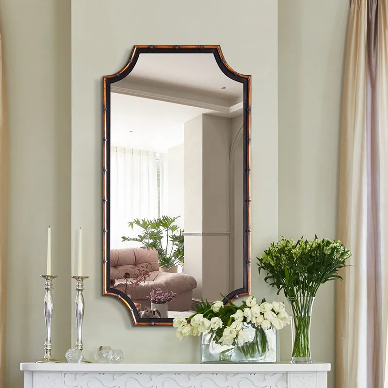 Modern Living Room Mirror Luxury Aesthetic Vanity Girls Dressing Table Bathroom Mirror Nordic Makeup Espelhos Home Decorations