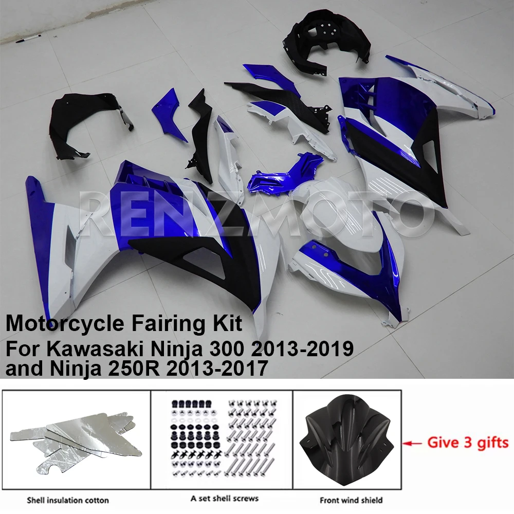 K0313-116 Motorcycle Fairing Set Body Kit Plastic For Kawasaki Ninja 300  and Ninja 250R Accessories ABS Injection Bodywork