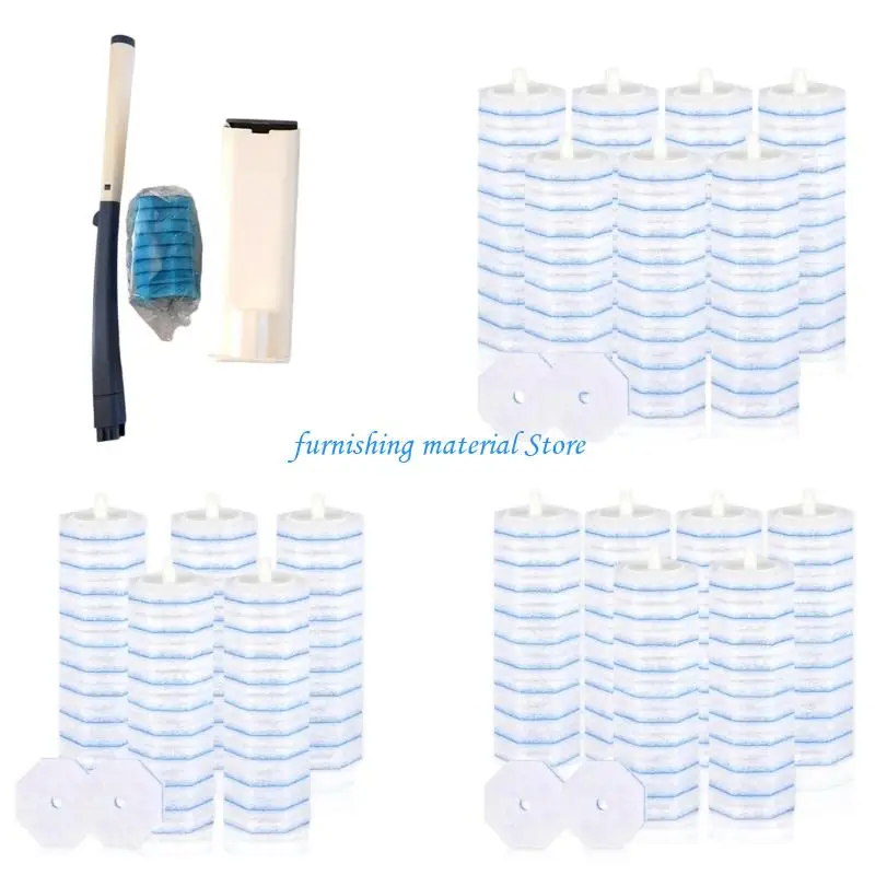 Y5GD Toilet Brush Set Bathroom Toilet Washing Brush with Replaceable Brush Head