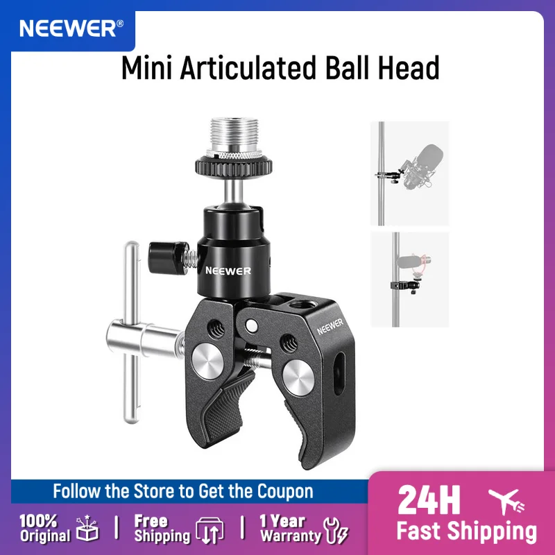 ΠΠΈΠ½ΠΈ-ΡΠ°ΡΠ½ΠΈΡΠ½Π°Ρ ΡΠ°ΡΠΎΠ²Π°Ρ Π³ΠΎΠ»ΠΎΠ²ΠΊΠ° NEEWER Ρ Π΄Π΅ΡΠΆΠ°ΡΠ΅Π»Π΅ΠΌ Π΄Π»Ρ ΠΌΠΈΠΊΡΠΎΡΠΎΠ½Π° Ρ Π·Π°ΠΆΠΈΠΌΠΎΠΌ-ΠΊΡΠ°Π±ΠΎΠΌ ΠΈ ΡΠ΅Π·ΡΠ±ΠΎΠΉ ΠΎΡ 1/4 Π΄ΠΎ 5/8 Π΄ΡΠΉΠΌΠ° Π΄Π»Ρ ΠΊΠ»Π΅ΡΠΊΠΈ ΠΊΠ°ΠΌΠ΅ΡΡ SmallRig ΠΈ ΠΌΠΈΠΊΡΠΎΡΠΎΠ½ΠΎΠ² ΠΠΈΠ½ΠΈ-ΡΠ°ΡΠ½ΠΈΡΠ½Π°Ρ ΡΠ°ΡΠΎΠ²Π°Ρ Π³ΠΎΠ»ΠΎΠ²ΠΊΠ° NEEWER Ρ Π΄Π΅ΡΠΆΠ°ΡΠ΅Π»Π΅ΠΌ Π΄Π»Ρ ΠΌΠΈΠΊΡΠΎΡΠΎΠ½Π° Ρ Π·Π°ΠΆΠΈΠΌΠΎΠΌ-ΠΊΡΠ°Π±ΠΎΠΌ ΠΈ ΡΠ΅Π·ΡΠ±ΠΎΠΉ ΠΎΡ 1/4 Π΄ΠΎ 5/8 Π΄ΡΠΉΠΌΠ° Π΄Π»Ρ ΠΊΠ»Π΅ΡΠΊΠΈ ΠΊΠ°ΠΌΠ΅ΡΡ SmallRig ΠΈ ΠΌΠΈΠΊΡΠΎΡΠΎΠ½ΠΎΠ²