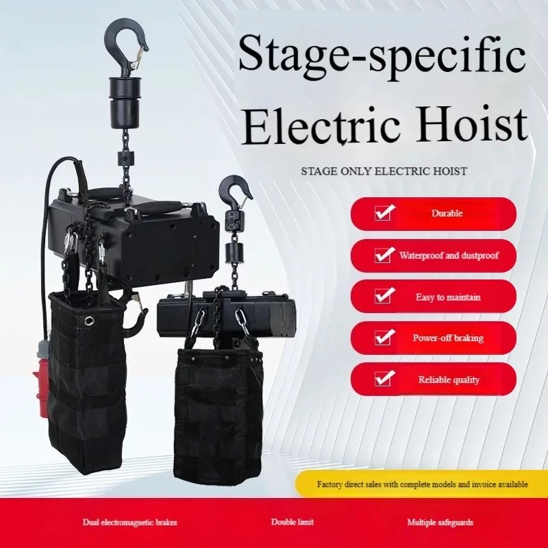 Waterproof Electric Hoist Outdoor Stage Rental Lifting Line Array Sound Truss Lighting Chain Hoist 220v