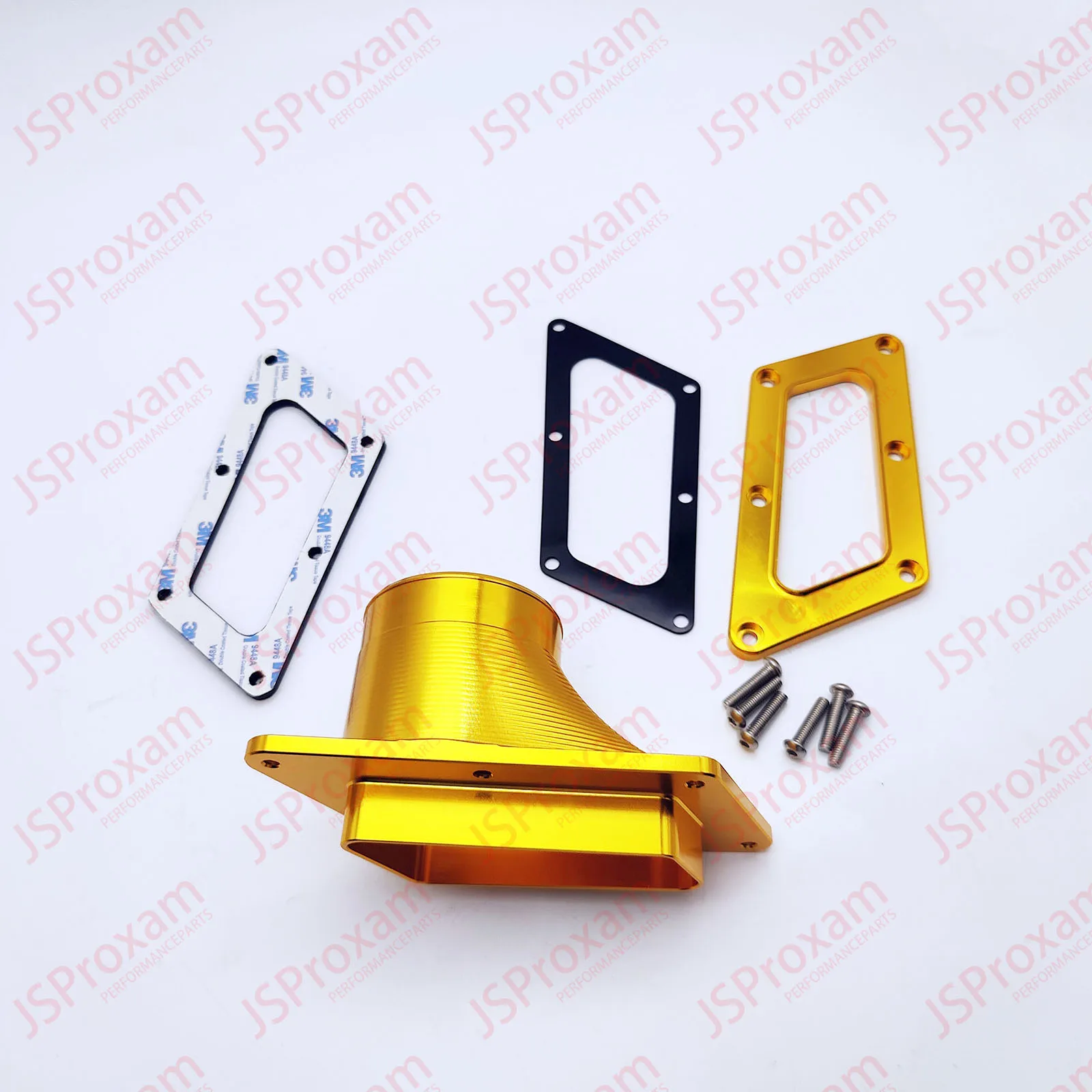 

Replaces Fit For New SeaDoo RS15120 2018+ RXT-X GTX 300 Performance Rear Exhaust Kit Drainage out Golden for RS15120