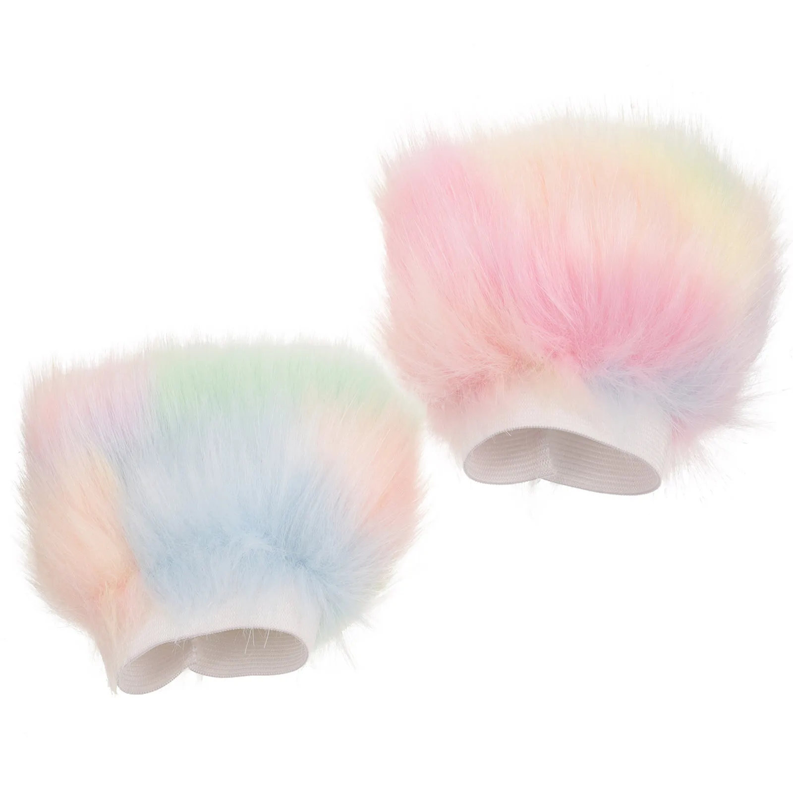 

2pcs 1 Pair Women Winter Wrist Cuff Wrist Cuffs Furry Winter Fake Cuffs Cozy Fashion For Adults Couples Gift For Her