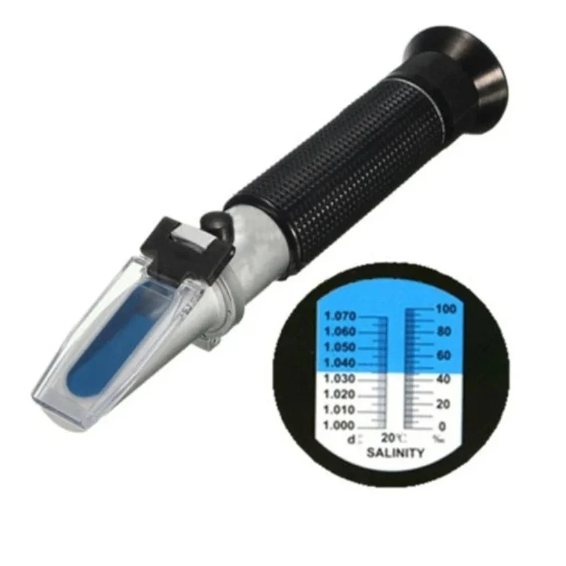 Salinity Refractometer Meter Water Reader Marine 0~10% Salt Aquarium Test Tester Digital PH Meter Aquario Soil Au22 19 Dropship