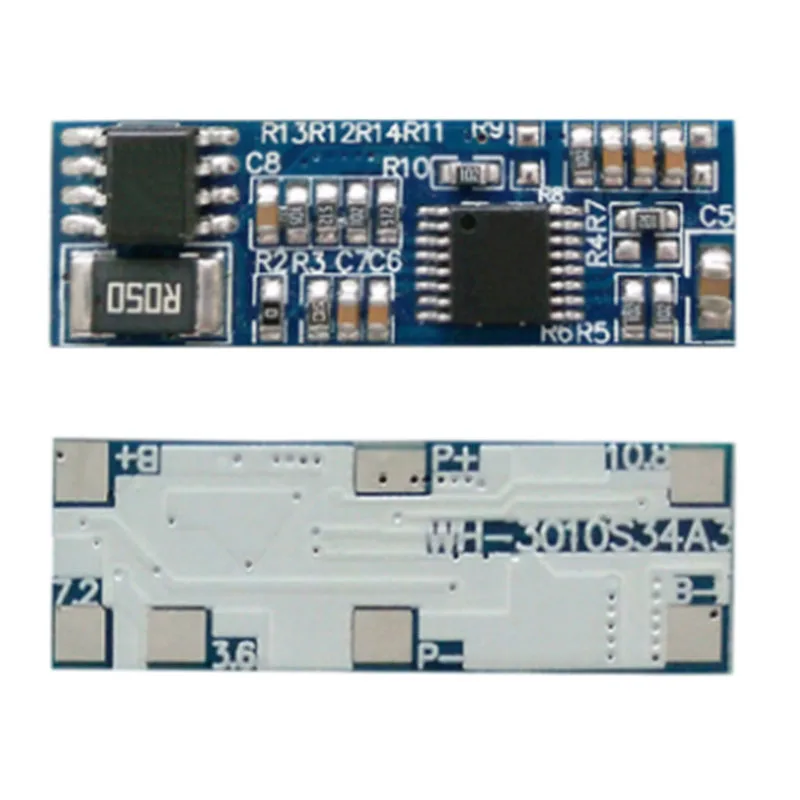 3S 2A LiFePO4 9.6V 18650 BMS PCM  Battery Protection Board For  9V Cell Pack