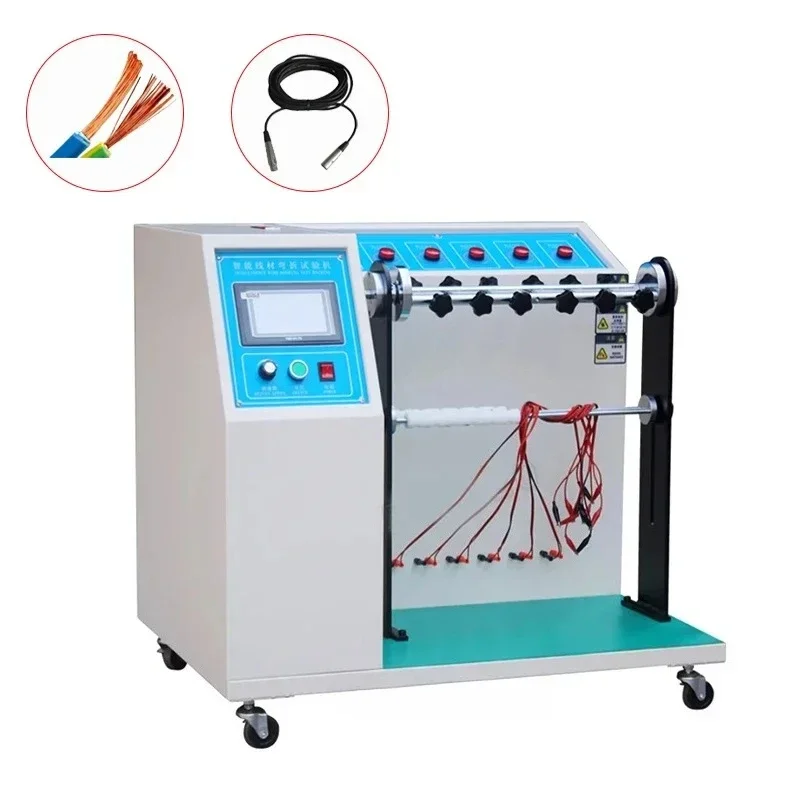 Power cord swing tester Bending test machine 180 degree Wire and cable testing swing machine LED digital display 300W 220V