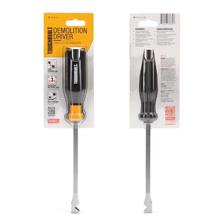 TOUGHBUILT TB-H5-D-X Demolition Screwdriver Knockout Piercing Screwdriver Hand Tools